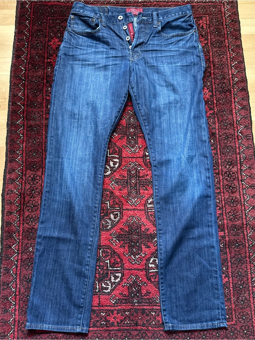 Lucky Brand Handcrafted 121 Heritage Slim Jeans Mens Size 30x32